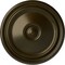 Ekena Millwork Reece Ceiling Medallion (Fits Canopies up to 2 3/8"), Hand-Painted Green Gold, 12"OD x 1 3/4"P CM12REGGS - alternate 1